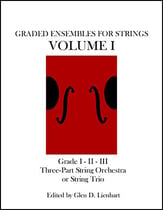Graded Ensembles for Strings - Volume I Orchestra sheet music cover
